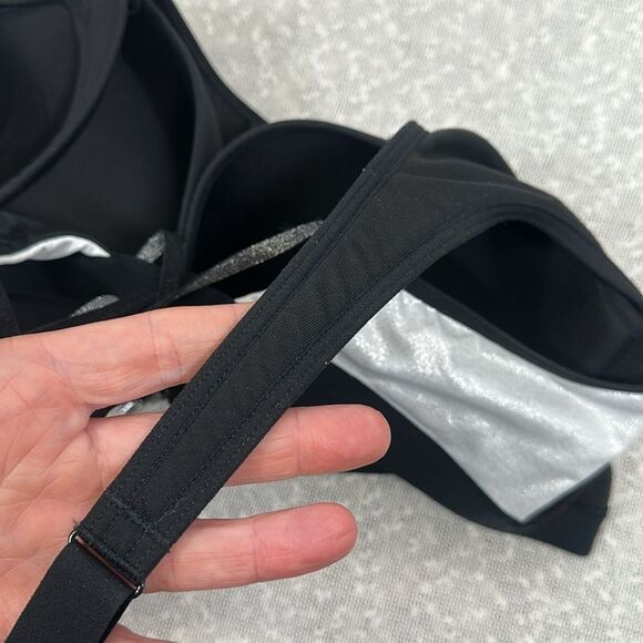 KNOCK-OUT BY VICTORI'S SECRET Front Closure Sports Bra 36DD Max Support Black - Picture 6 of 10